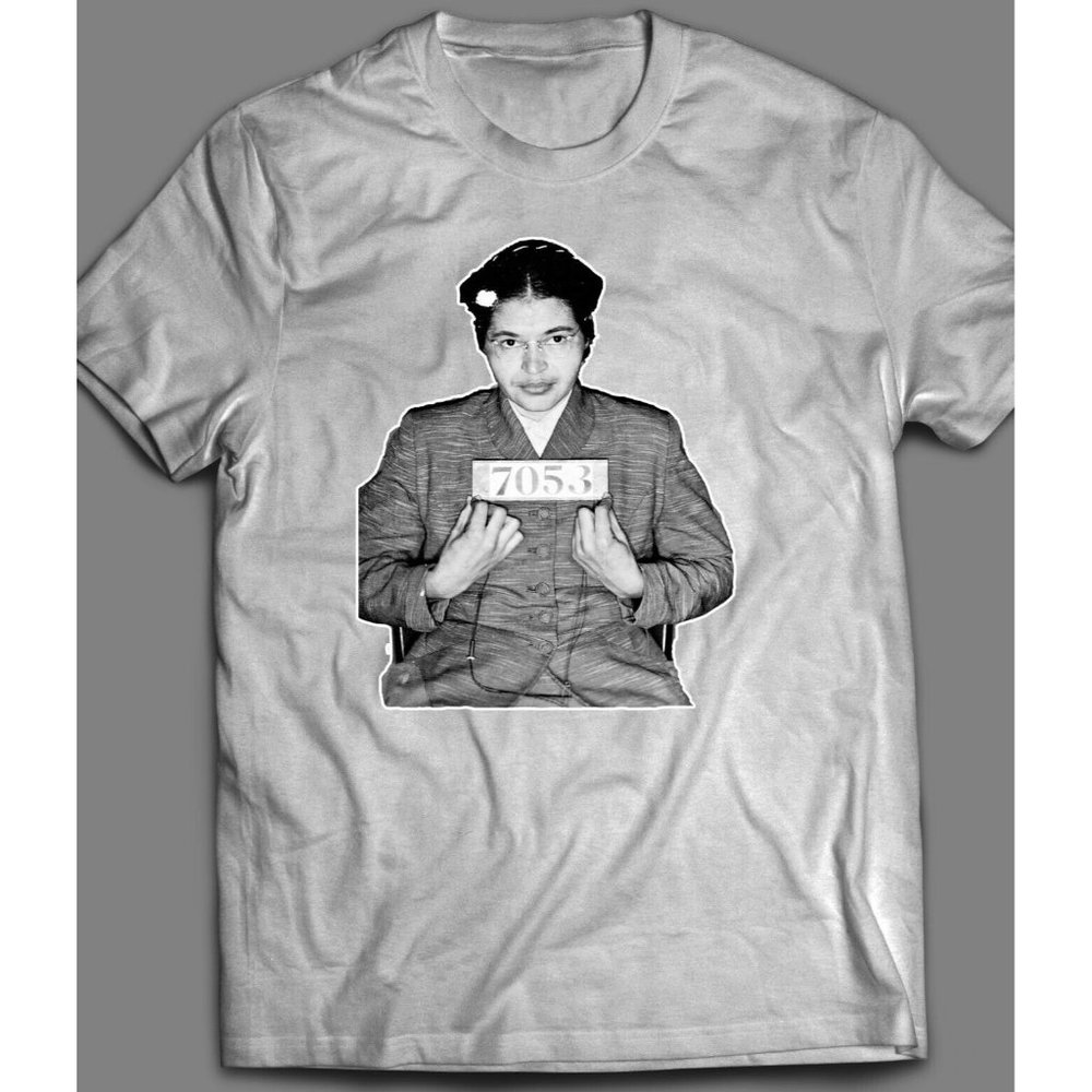 ACTIVIST ROSA PARKS MUGSHOT INSPIRED T-SHIRT*